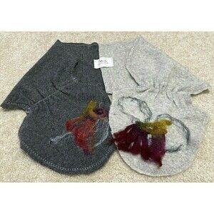 Handmade Fiber Scarf Grey Charmed Whimsicraft Magic Witchy Flowy Whimsigoth